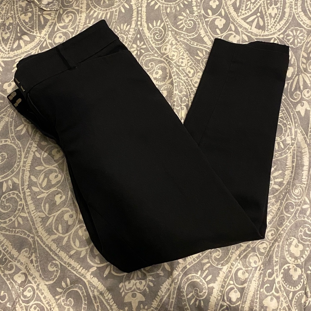 LOFT Work Pants | LOFT Marisa skinny Black Slacks